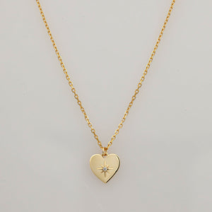 Atico Heartbeat Sun Necklace