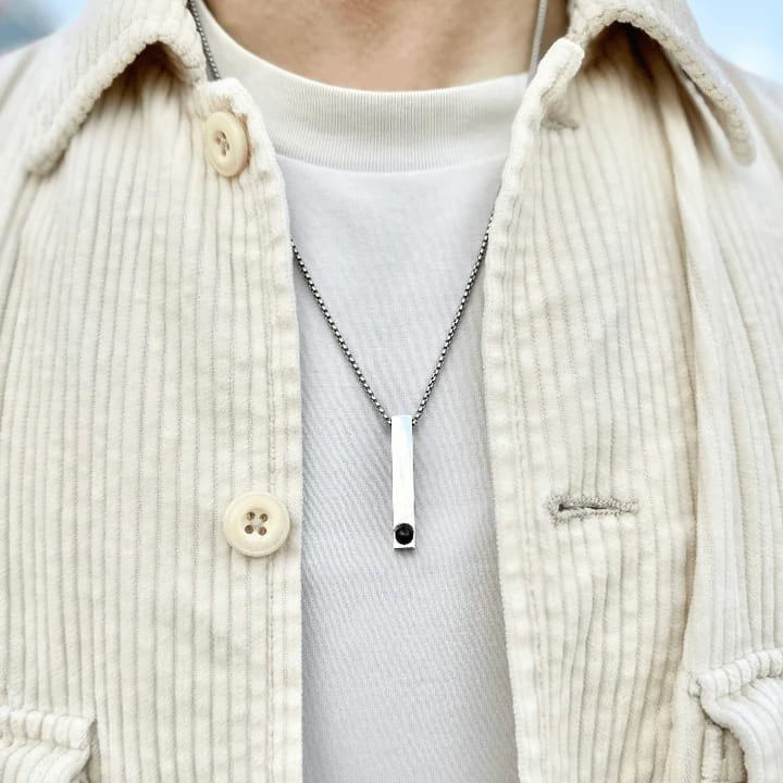 Atico Rectangular Pendant necklace